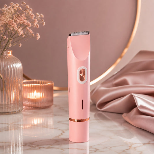 SoftGlide – Trimmer Electric Facial & Corporal, Fără Iritații