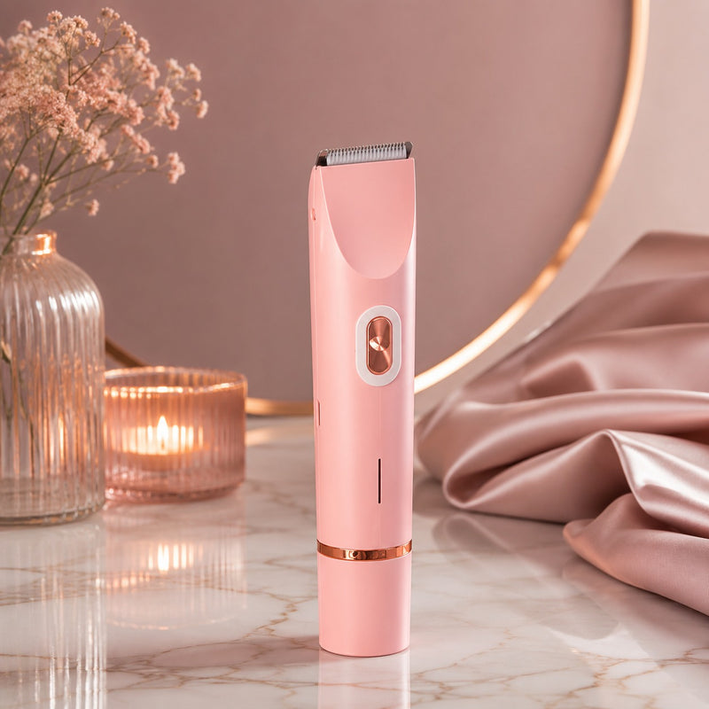 SoftGlide – Trimmer Electric Facial & Corporal, Fără Iritații